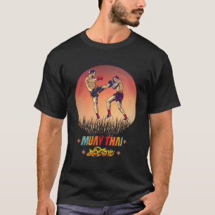 Sawadee Thai Traditional Sak Yant Thai Twin Tiger T-Shirt