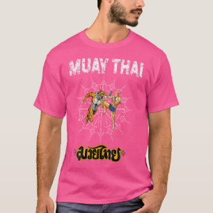Sawadee Thai Traditional Sak Yant Thai Twin Tiger T-Shirt