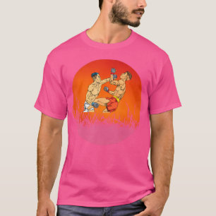 Sawadee Thai Traditional Sak Yant Thai Twin Tiger T-Shirt