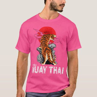 Sawadee Thai Traditional Sak Yant Thai Twin Tiger T-Shirt