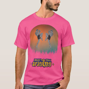 Sawadee Thai Traditional Sak Yant Thai Twin Tiger T-Shirt
