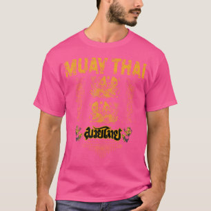 Sawadee Thai Traditional Sak Yant Thai Twin Tiger T-Shirt