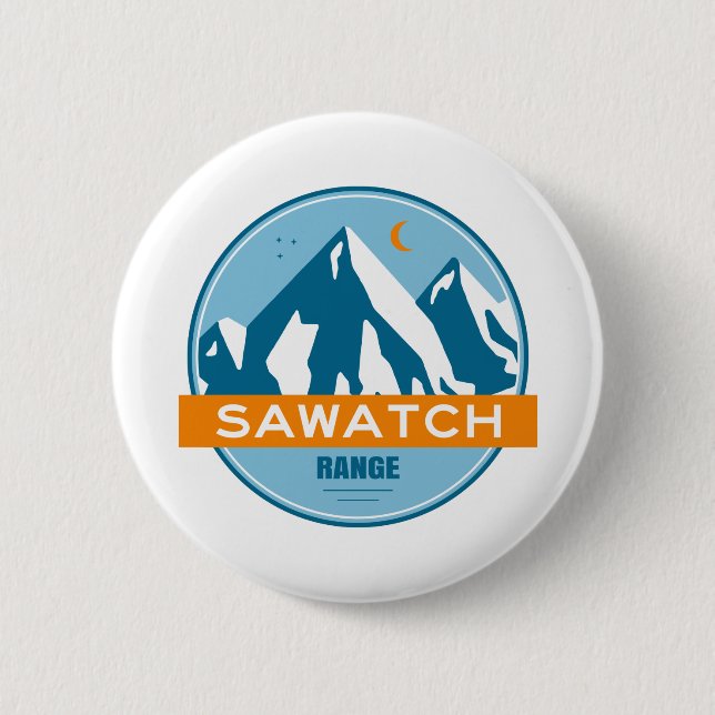 Sawatch Range Colorado 6 Cm Round Badge (Front)