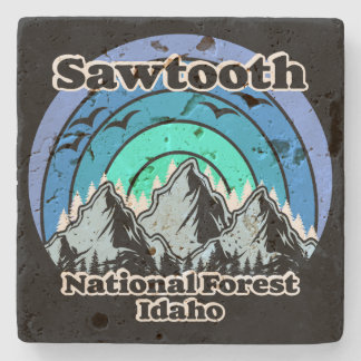 Sawatooth National Forest Stone Coaster