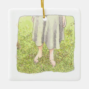Sawdust Ceramic Ornament