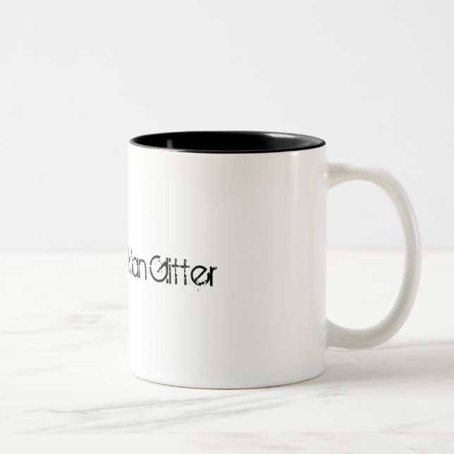 Sawdust Is Man Glitter Two-Tone Coffee Mug (Right)