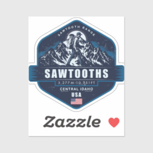 Sawtooth Mountains Idaho Hiking Badge