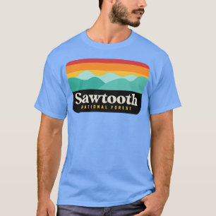 Sawtooth National Forest Camping Idaho Hiking TShi T-Shirt