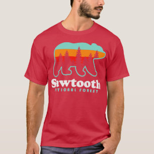 Sawtooth National Forest Camping Idaho Hiking TShi T-Shirt