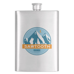 Sawtooth Range Idaho Hip Flask