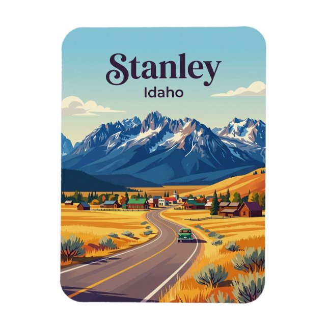 Sawtooth Scenic Byway Idaho Magnet (Vertical)