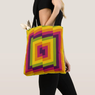 Sawtooth Symphony Tote Bag