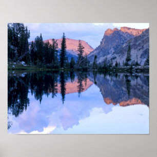 Sawtooth Wilderness, Idaho. USA. Cumulus Poster