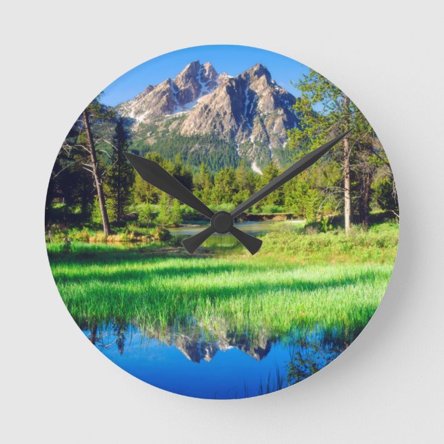 Sawtooth Wilderness Round Clock (Front)