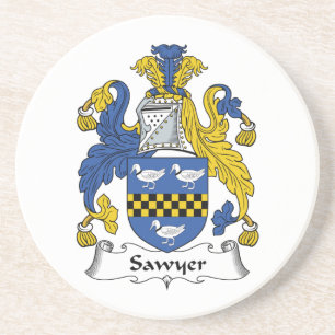 Sawyer Family Crest Coaster