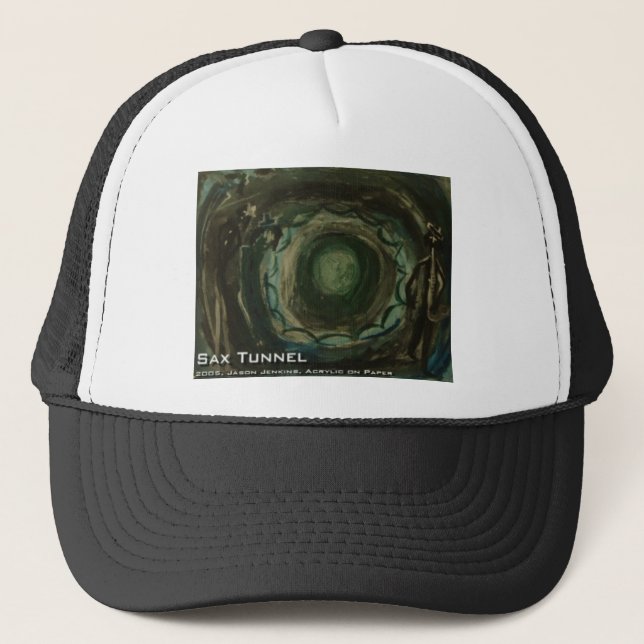 sax tunnel trucker hat (Front)