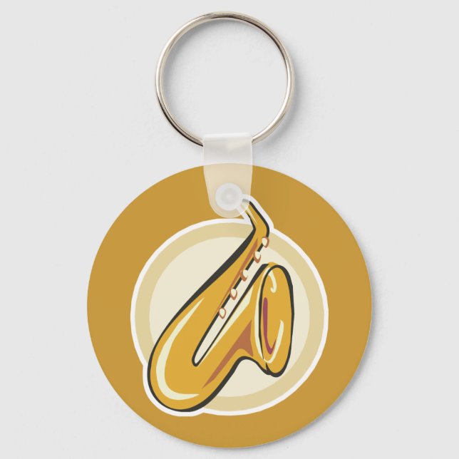saxaphone key ring (Front)