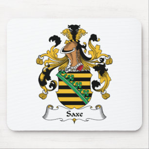Saxe Family Crest Mouse Pad