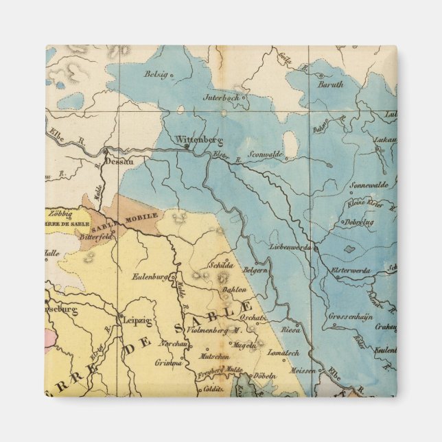 Saxe mineralogique magnet (Front)