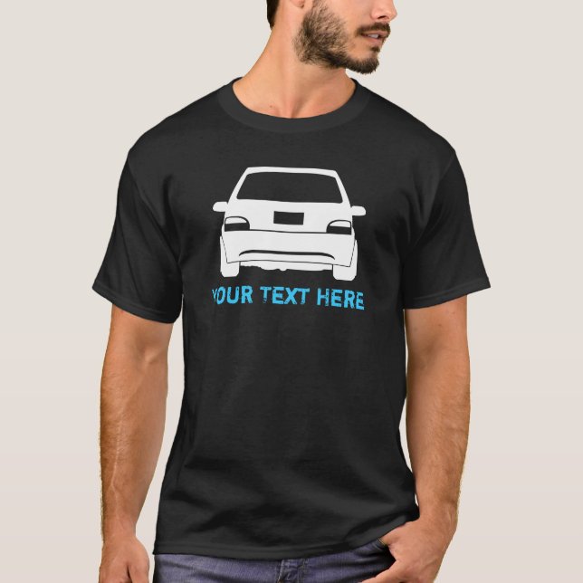 Saxo white + your text T-Shirt (Front)