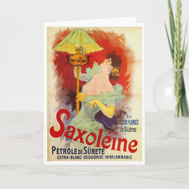 Saxolein, Jules Chéret Card (Front)