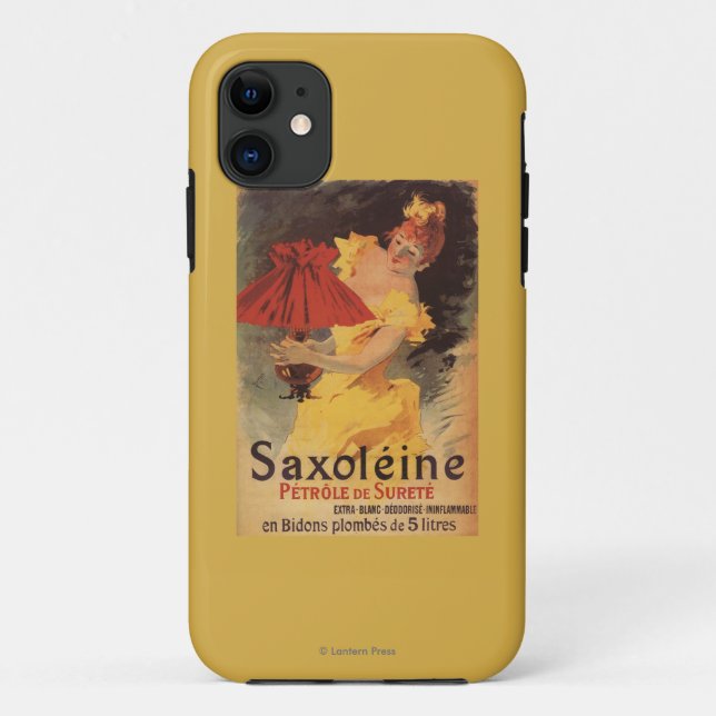 Saxoleine Lamp Oil Red Lampshade Case-Mate iPhone Case (Back)