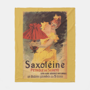 Saxoleine Lamp Oil Red Lampshade Fleece Blanket