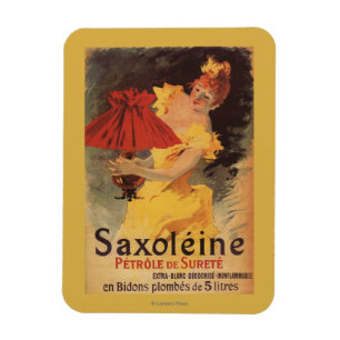 Saxoleine Lamp Oil Red Lampshade Magnet