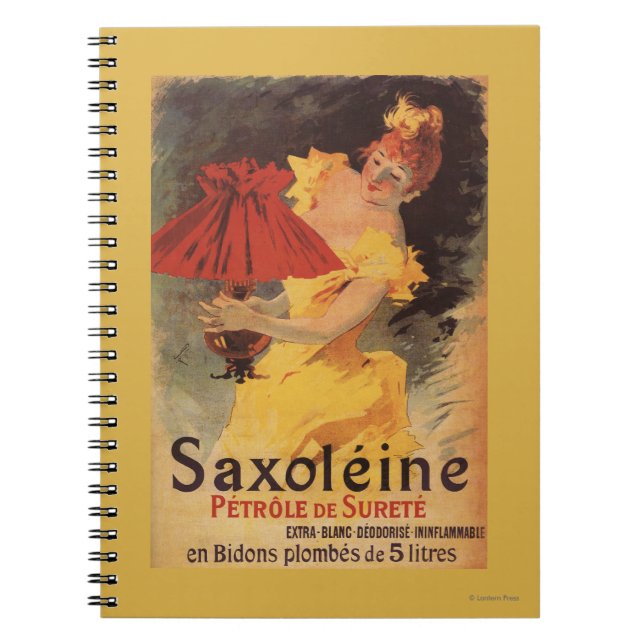 Saxoleine Lamp Oil Red Lampshade Notebook (Front)