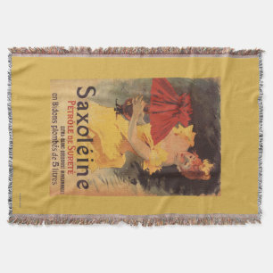 Saxoleine Lamp Oil Red Lampshade Throw Blanket