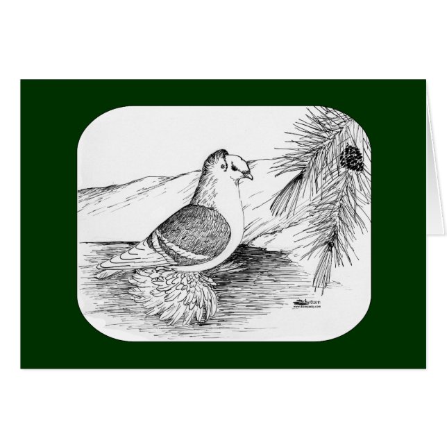 Saxon Shield Pigeon 1973 (Front Horizontal)