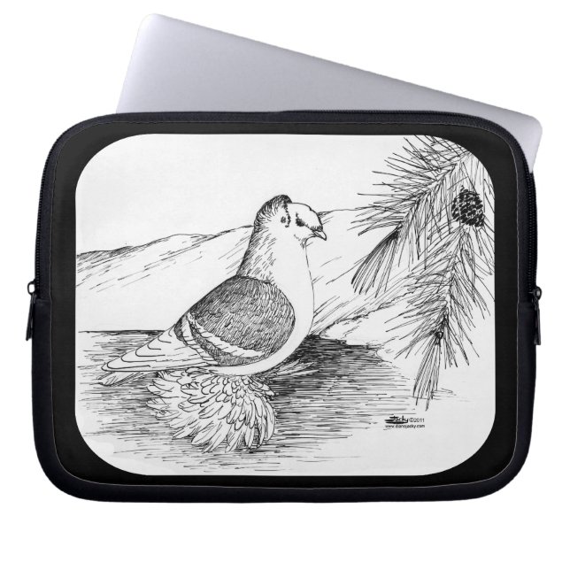 Saxon Shield Pigeon 1973 Laptop Sleeve (Front)