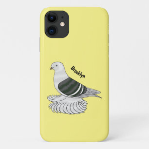 Saxon Shield pigeon bird cartoon illustration Case-Mate iPhone Case