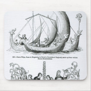 Saxon Ship Mouse Pad