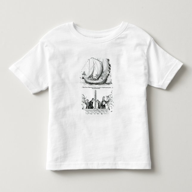 Saxon Ship Toddler T-Shirt (Front)