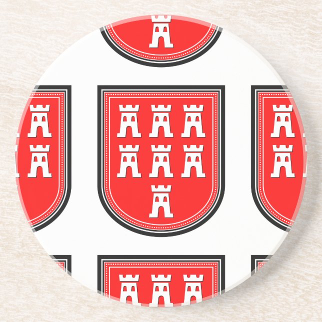 Saxonia Sign Coaster (Front)