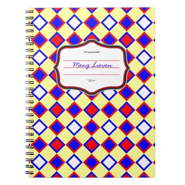 Saxonian Colours Spiral Notebook (Front)