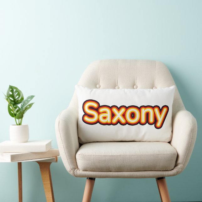 Saxony Deutschland Germany Lumbar Cushion (Chair)