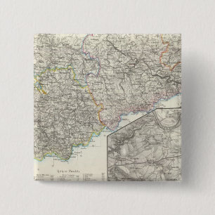 Saxony, Dresden Germany 15 Cm Square Badge