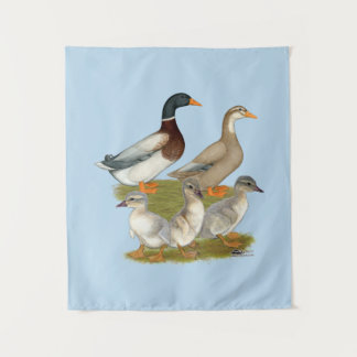 Saxony Duck Family Tapestry