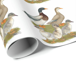 Saxony Duck Family Wrapping Paper