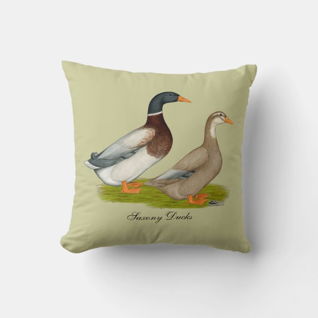 Saxony Ducks Cushion (Front)