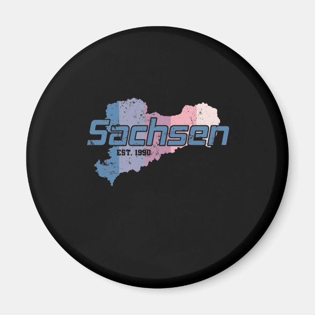 Saxony new state Germany Magnet (Front)