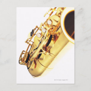 Saxophone 2 postcard