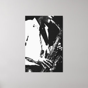 Saxophone 40x60 (100x150cm) waccna canvas print