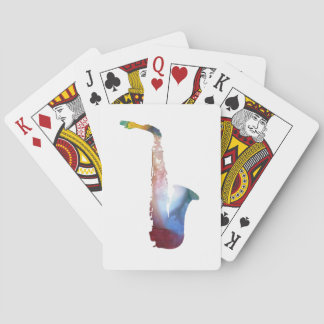 Saxophone Art Playing Cards