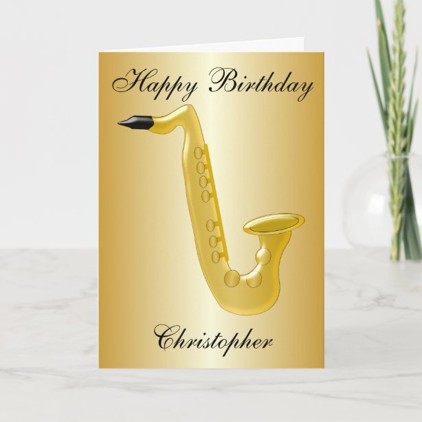 Happy Birthday Saxophone Gifts on Zazzle NZ
