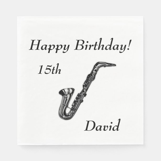 Happy Birthday Saxophone Gifts on Zazzle NZ