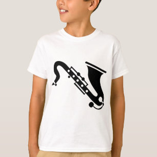 Saxophone - Black T-Shirt