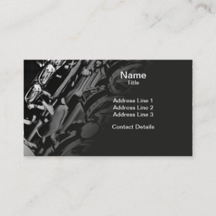Saxophone Business Card